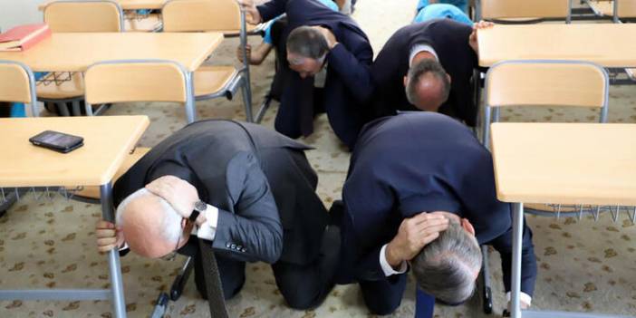 İlk kez uygulandı: Tüm ülke genelinde 'Deprem Anı Ülke Tatbikatı'