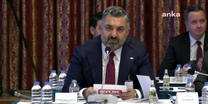 RTÜK Başkanı Şahin TBMM'de protesto edildi: 'Sansürcü başkan'