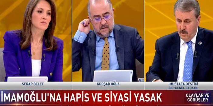 BBP lideri Destici, İmamoğlu'na verilen siyasi yasak kararını eleştirdi