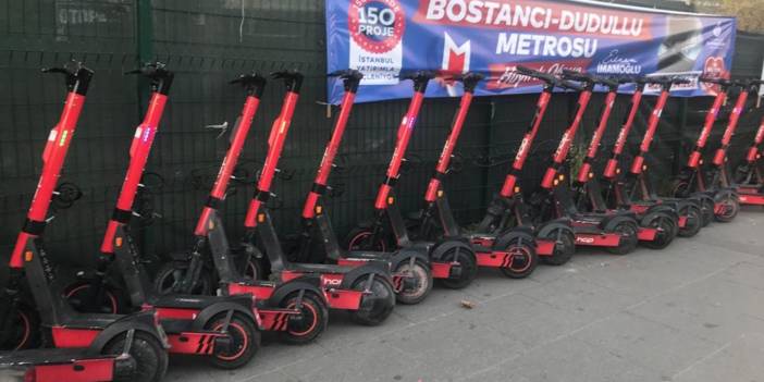 İstanbul'da 3 scooter firması piyasadan çekildi