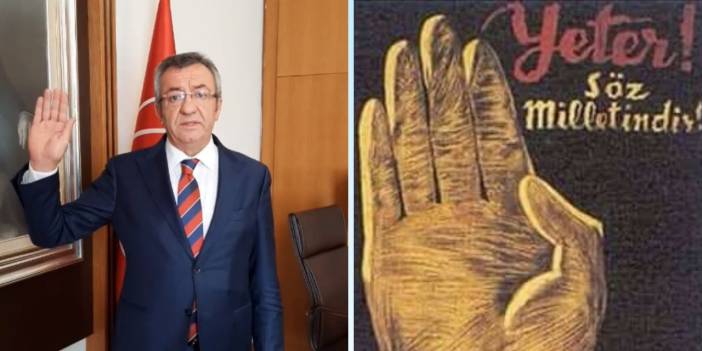 CHP'li vekiller DP’nin afişini canlandırdı: 'Yeter söz milletin'
