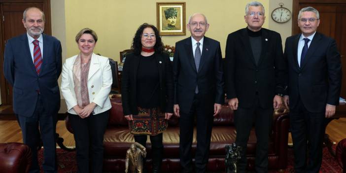 Kılıçdaroğlu, Sol Parti heyetiyle bir araya geldi