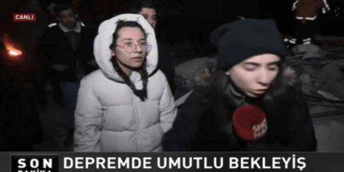 Depremzede ‘ekipler gelmiyor’ deyince, Show TV muhabiri röportajı kesip uzaklaştı