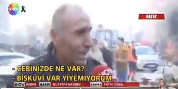 Bir babanın gözyaşları: Bisküvi var cebimde yiyemiyorum, çocuklarıma verecektim