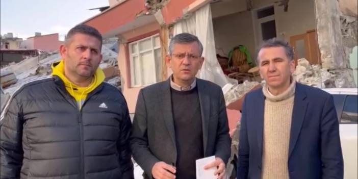 CHP'li Özgür Özel, bu kez Samandağ'da: Devlet otoritesi çökmüş