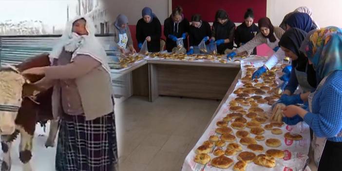 Halk deprem bölgesi için seferber: Kimi boğasını sattı, kimi poğaça yapıp yolladı