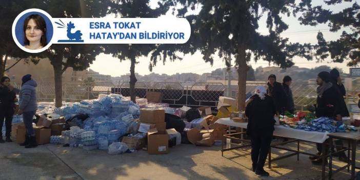 Samandağ'dan depremzede ve gönüllünün çağrısı: Çadır ve temel gıda bekliyoruz