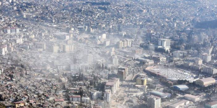 İşte yıkımın olduğu bölgeler: Kahramanmaraş havadan görüntülendi