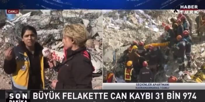 Habertürk yayınına giren sağlıkçının isyanı