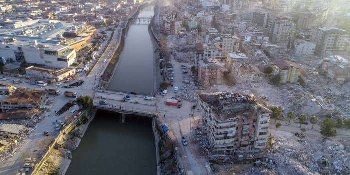 Antakya'daki büyük yıkım dron ile görüntülendi