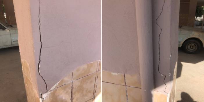 Gürkan Korkmaz, 'güvenli' diye yerleştikleri evin kolonlarını paylaştı: Kaygılıyız