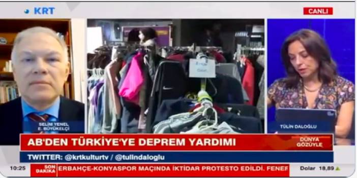 Gazeteci Tülin Daloğlu: Yabancı ülkelerden de çadır talep edildi, onlar da Türkiye'den çadır satın aldılar