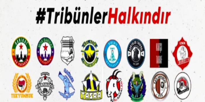 Taraftar gruplarından ortak açıklama: 'Yerimiz soğukta çadır bekleyen halkımızın yanıdır'