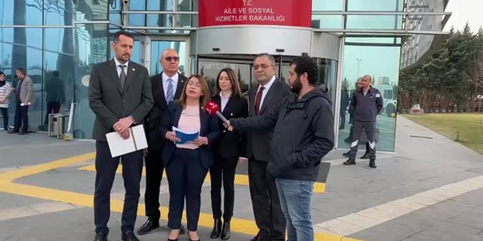 CHP'li vekiller Aile Bakanlığı önüne gitti: İhbar hattımıza 39 kayıp çocuk bilgisi geldi