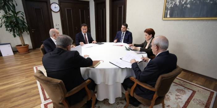 Altılı Masa: Adayda ortak bir anlayışa ulaştık