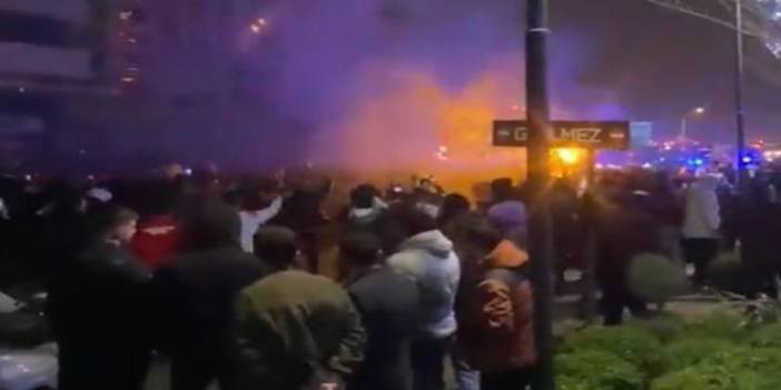 Amedspor ekibinin Bursa’da kaldığı otelin önünde provokasyon