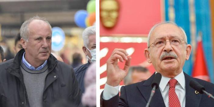 Kemal Kılıçdaroğlu ile Muharrem İnce'den birbirlerine zeytin dalı