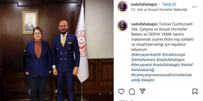 Aile Bakanlığı'ndan 'SS' kitabındaki fotoğrafla ilgili açıklama: Üçüncü şahıslarla birlikte geldi