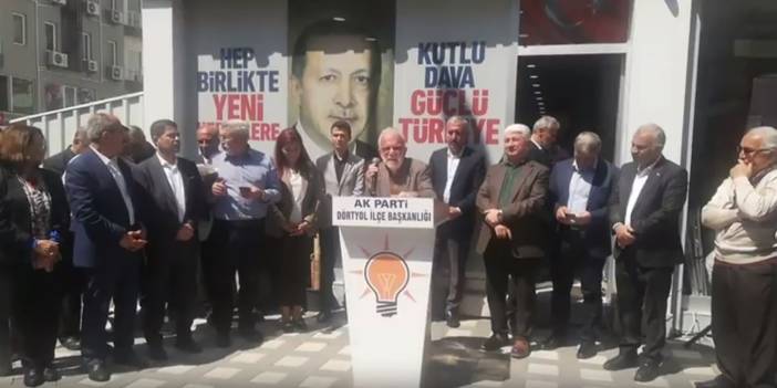 AKP'nin Hatay milletvekili adayları tanıtımında inanılmaz deprem yorumu: '11 vilayet şahsında, 85 milyona bir kırbaç Allah'tan''