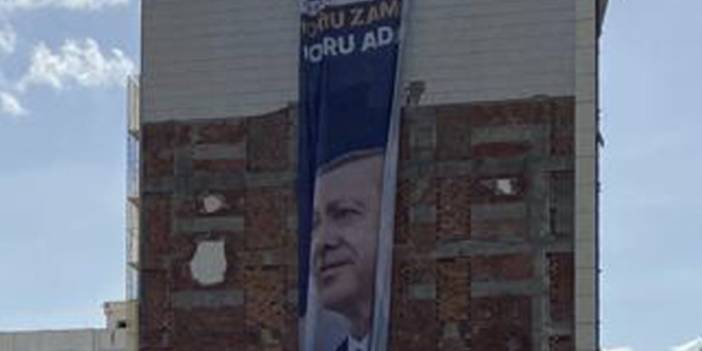 65 kişinin can verdiği İsias Otel'in karşısına Erdoğan’ın fotoğrafını asılmasına tepki