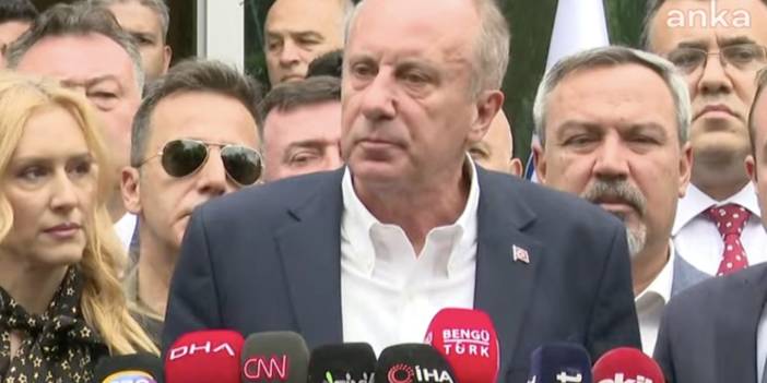 Muharrem İnce: Adaylıktan çekiliyorum