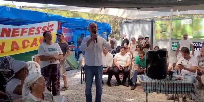 CHP Muğla Milletvekili Uzun'dan Akbelen direnişine destek: 'Keşke bu talana bu düzene son verebilseydik'