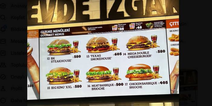 Sabiha Gökçen'de hamburger 500 lira: Bugün uçuk gelen fiyat da yarın ülkenin normali olacak