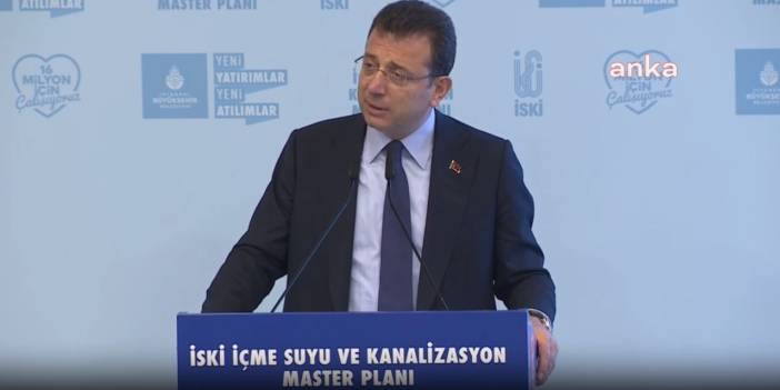 İmamoğlu, AKP'yi Kanal İstanbul ve Melen üzerinden eleştirdi: “Cumhurbaşkanı’ndan daha fazla üzüldüm”