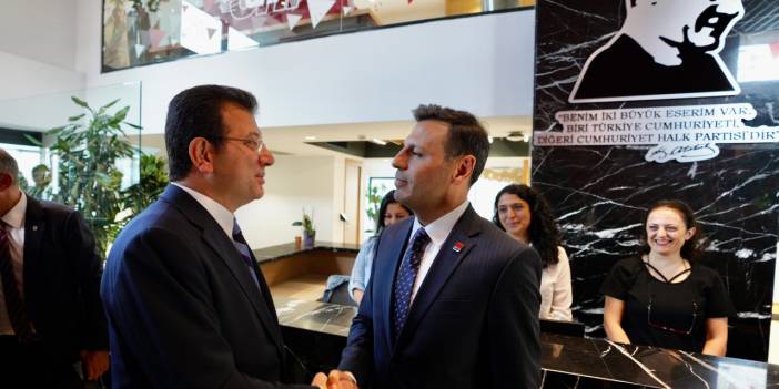 İmamoğlu'nun Çelik'i ziyaretinden samimi kareler: İstanbul'da kazanmayı hedefledikleri belediye sayısını açıkladılar