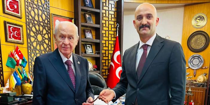 Sinan Ateş suikastının kritik ismini Devlet Bahçeli makamında ağırladı