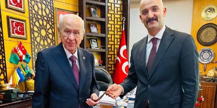 Bahçeli, Sinan Ateş cinayetinin şüphelilerinden Olcay Kılavuz ile görüştü