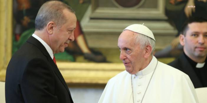 Cumhurbaşkanı Erdoğan, Papa Fransuva ile görüştü