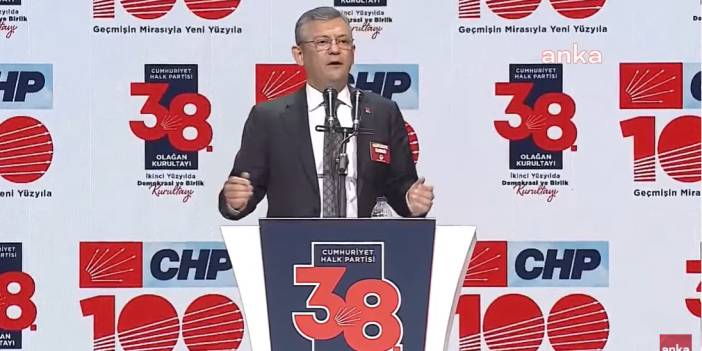 CHP Genel Başkan Adayı Özgür Özel adaylık konuşmasını yaptı: 'CHP iktidara gelecek söz veriyorum'