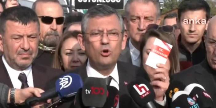 Özgür Özel: Erdoğan liderliğiyle bir kalkışma olduğu anlaşılıyor