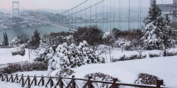 İstanbul'a kar geliyor