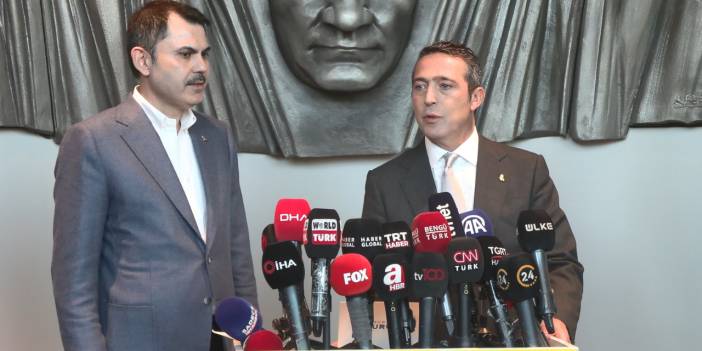 Murat Kurum, Ali Koç'u ziyaret etti| Ali Koç: Güzel bir yarış olsun, başarılar diliyoruz