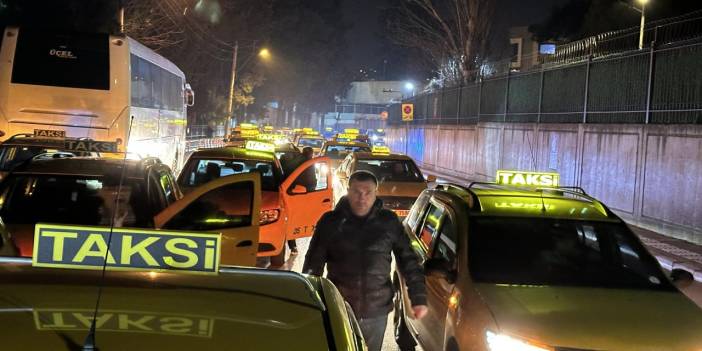 Öldürülen taksicinin cenazesi için 250 araçlık konvoy
