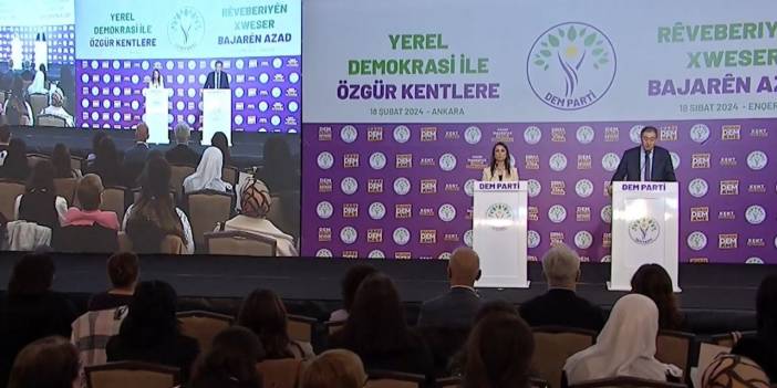 DEM Parti, seçim bildirgesini açıkladı: Halkın olanı geri almak için geliyoruz