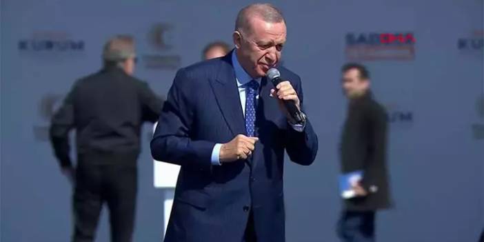 Erdoğan'dan sitem: Biz bu meydanda 1,5 milyona alıştık, şimdi 650 bin kişi var