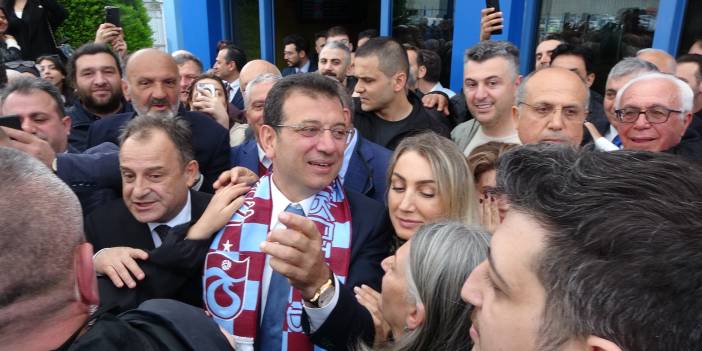 Ekrem İmamoğlu'na Trabzon'da yoğun ilgi