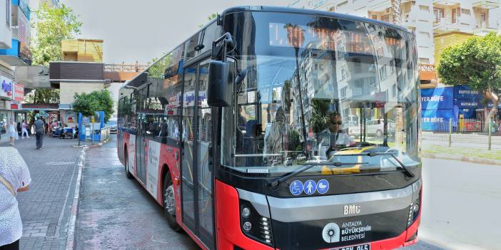 Antalya'da toplu ulaşım 1 Mayıs'ta bedava