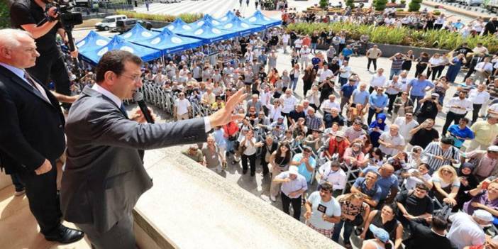 İmamoğlu: Ekrem İmamoğlu ve arkadaşları, öncelikle adaleti temsil eder