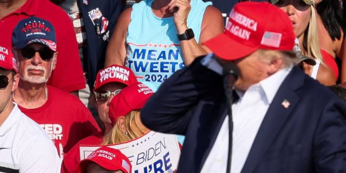 Tarihe geçecek fotoğraf: Trump'ı vuran kurşunu çekti