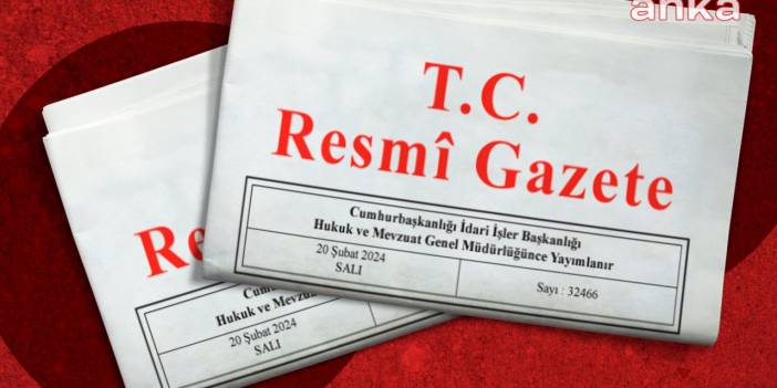 Erdoğan'ın imzasıyla Resmi Gazete'de yayımlandı: Bazı isimler görevden alındı