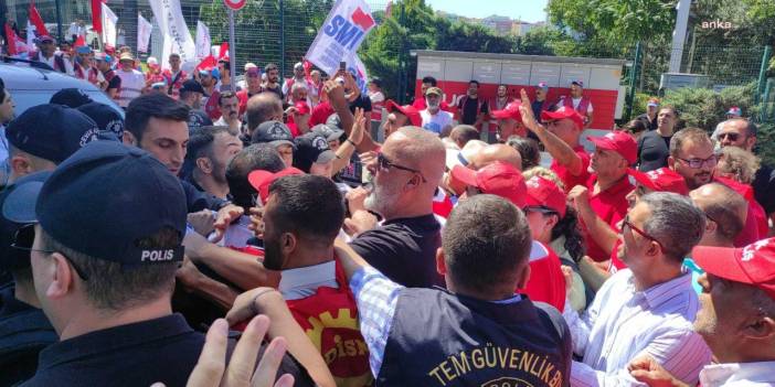 İşten atılan Polonez işçilerine polis müdahalesi