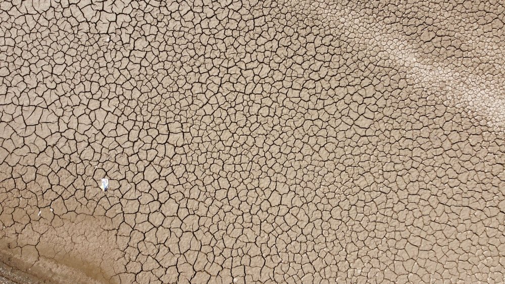 Burası bir baraj gölüydü, geriye sadece kuru toprak kaldı