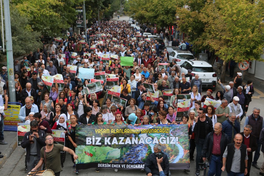 Emek ve Demokrasi Platformu'ndan madencilik projelerini protesto yürüyüşü