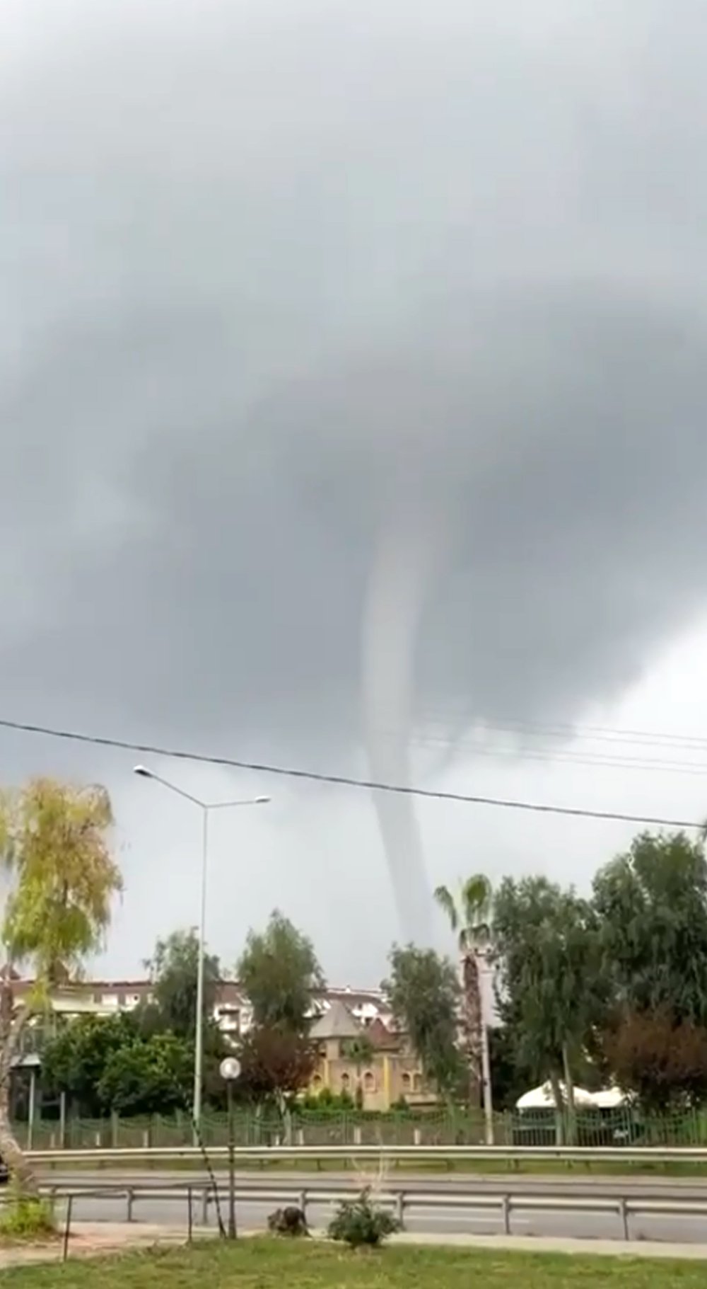 Alanya açıklarında dev hortum