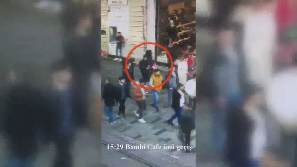 İstiklal Caddesi bombacısının yeni görüntüleri ortaya çıktı