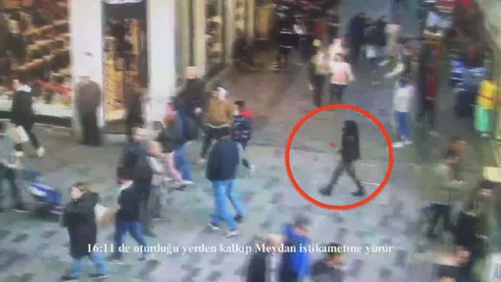 İstiklal Caddesi bombacısının yeni görüntüleri ortaya çıktı